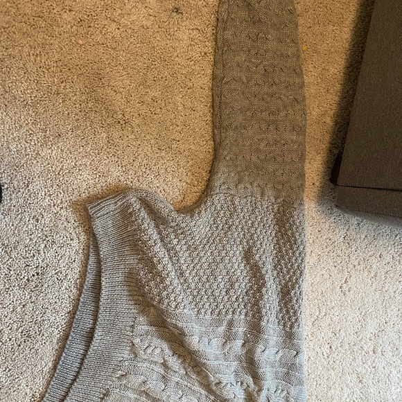 Cropped grey sweater - Picture 3 of 4